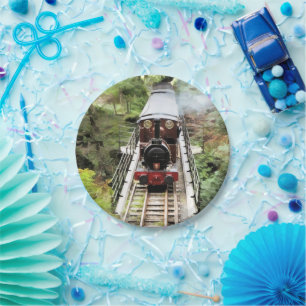 STEAM TRAINS PAPER PLATES