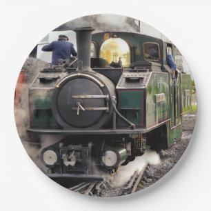 STEAM TRAINS PAPER PLATES