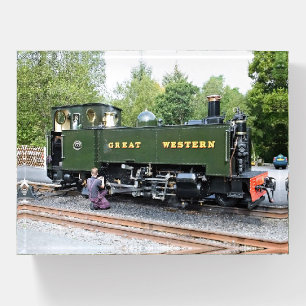 STEAM TRAINS PAPERWEIGHT