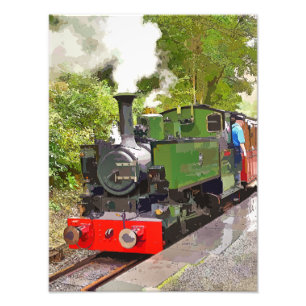 STEAM TRAINS PHOTO PRINT