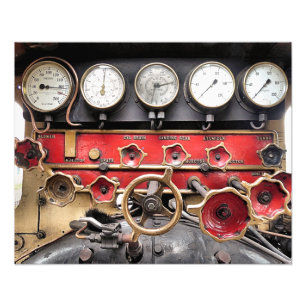 STEAM TRAINS PHOTO PRINT
