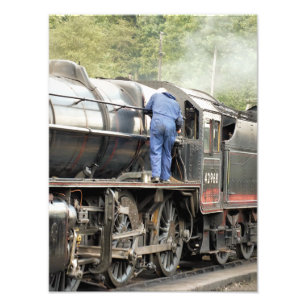 STEAM TRAINS PHOTO PRINT