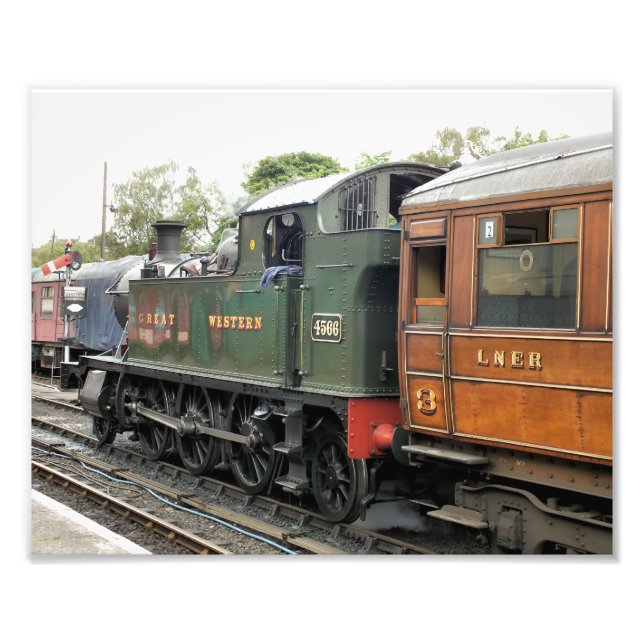 STEAM TRAINS PHOTO PRINT (Front)