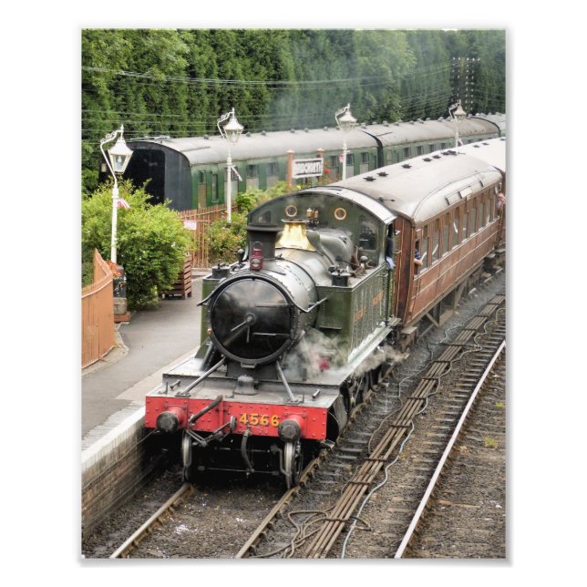 STEAM TRAINS PHOTO PRINT (Front)