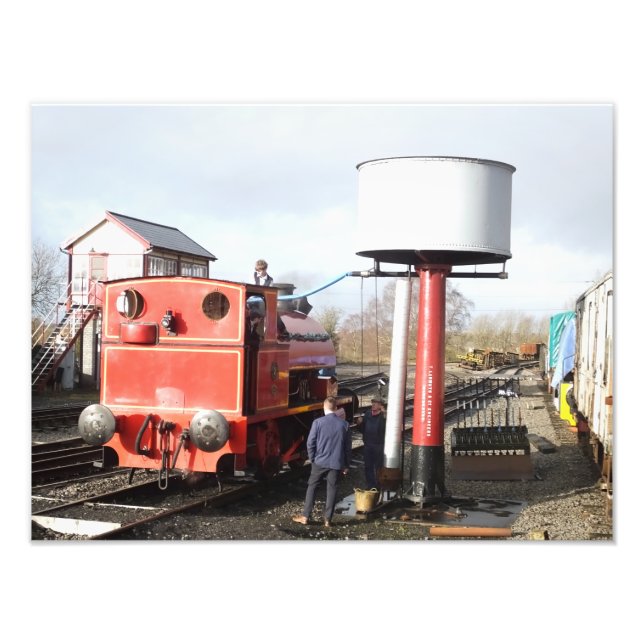 STEAM TRAINS  PHOTO PRINT (Front)