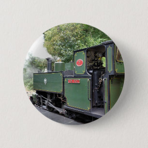 STEAM TRAINS PINBACK BUTTON