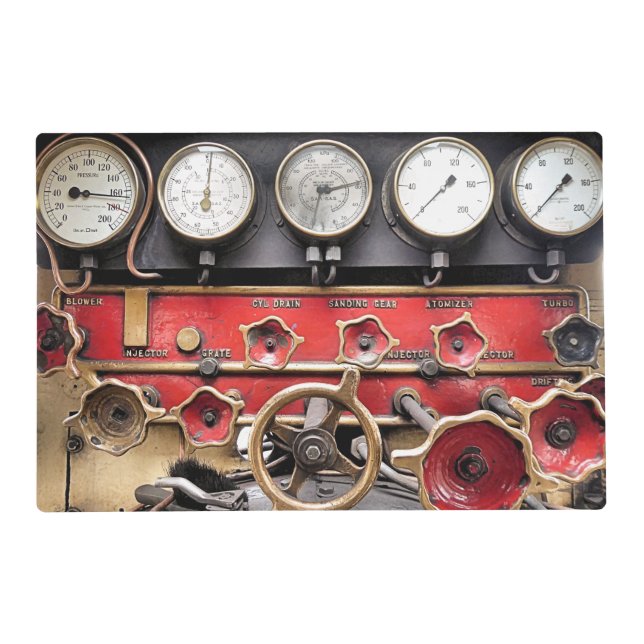 STEAM TRAINS   PLACEMAT (Front)