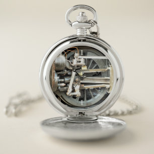 STEAM TRAINS POCKET WATCH