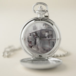 STEAM TRAINS POCKET WATCH