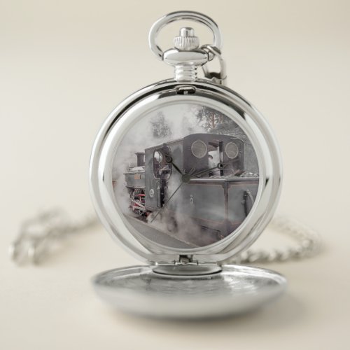 STEAM TRAINS POCKET WATCH