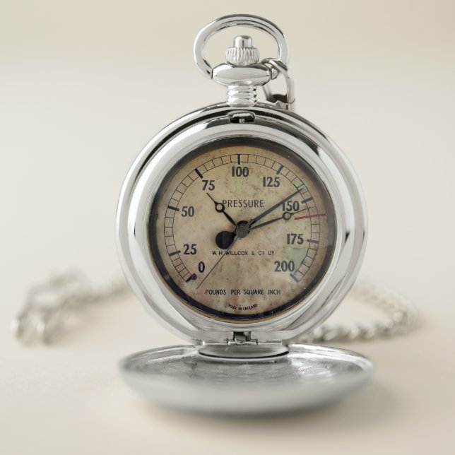 STEAM TRAINS POCKET WATCH (Inside)