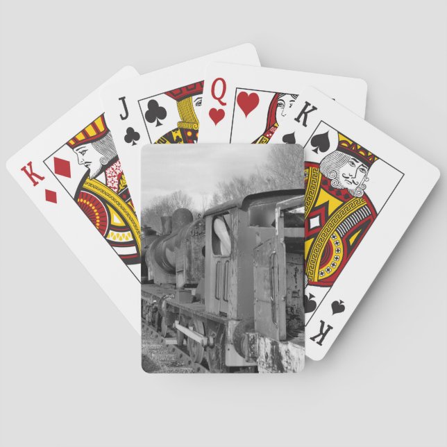 STEAM TRAINS POKER CARDS (Back)