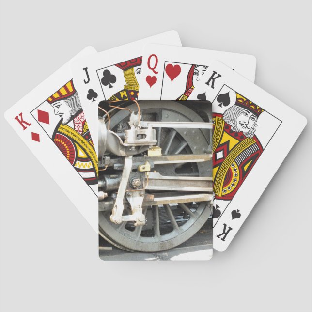 STEAM TRAINS POKER CARDS (Back)