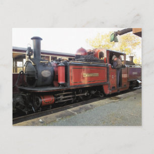 STEAM TRAINS POSTCARD
