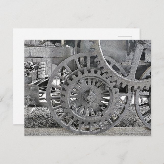 STEAM TRAINS  POSTCARD (Front/Back)