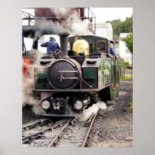 STEAM TRAINS POSTER