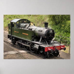 STEAM TRAINS POSTER
