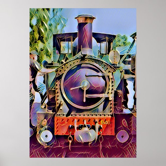 STEAM TRAINS POSTER (Front)