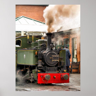 STEAM TRAINS POSTER