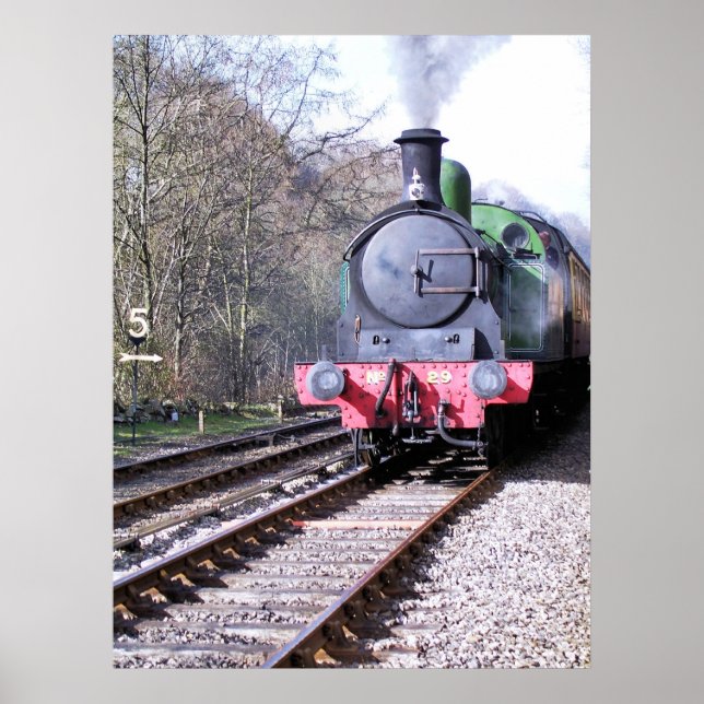STEAM TRAINS POSTER (Front)