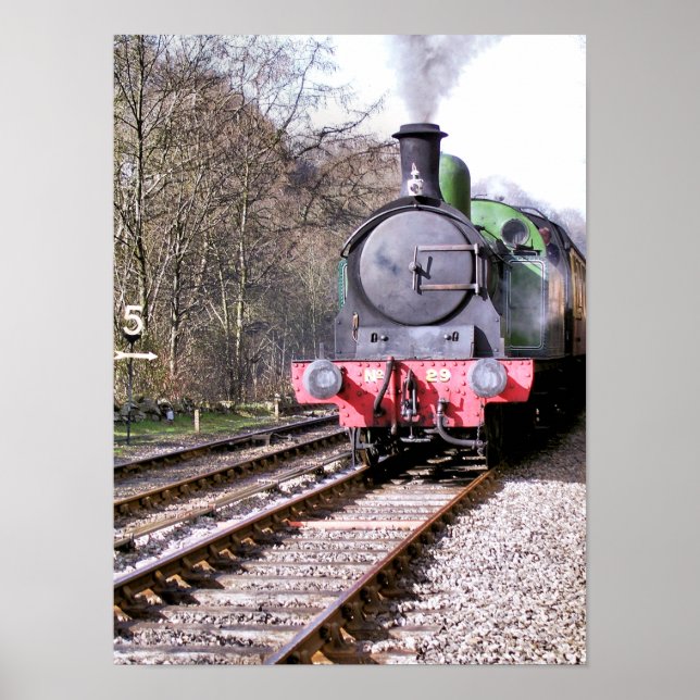 STEAM TRAINS POSTER (Front)