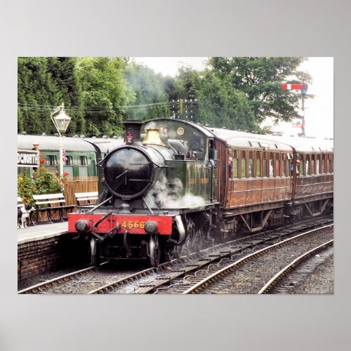 STEAM TRAINS POSTER