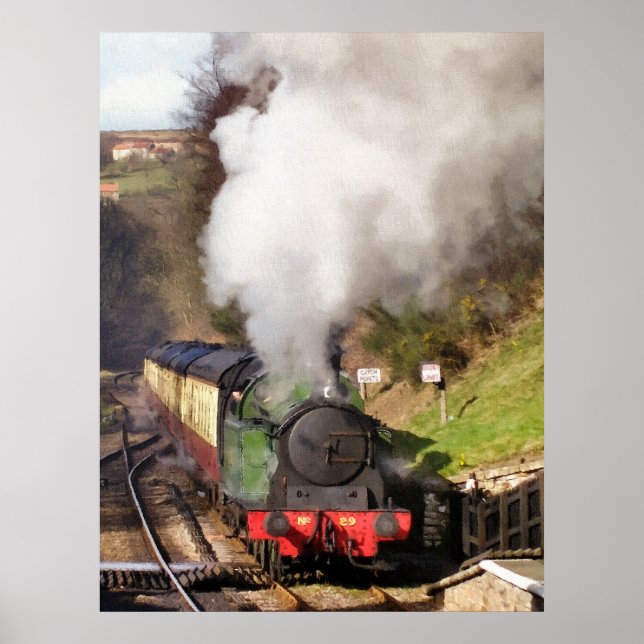 STEAM TRAINS POSTER (Front)