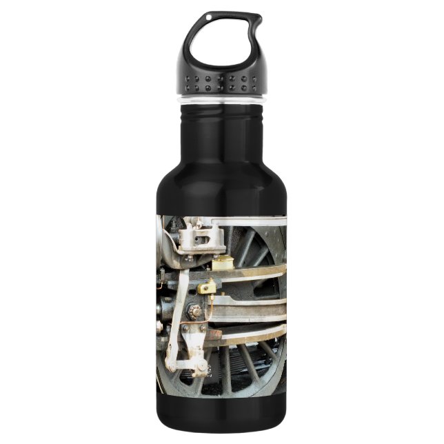 STEAM TRAINS STAINLESS STEEL WATER BOTTLE (Front)