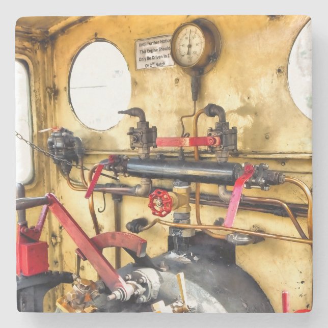 STEAM TRAINS   STONE COASTER (Front)