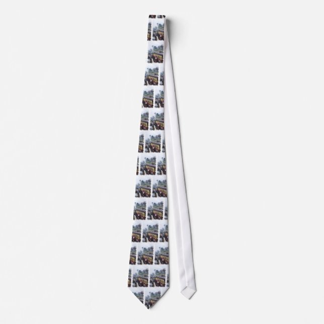 STEAM TRAINS TIE (Front)