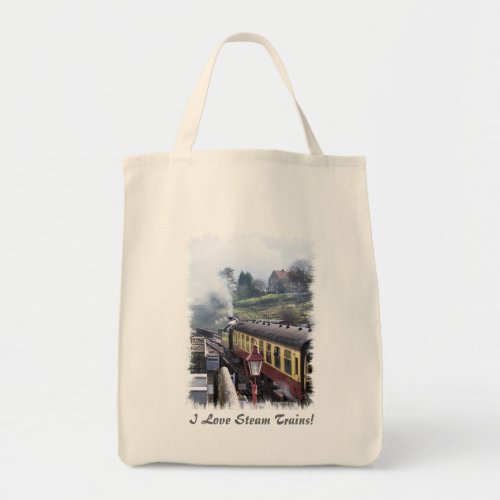 STEAM TRAINS TOTE BAG