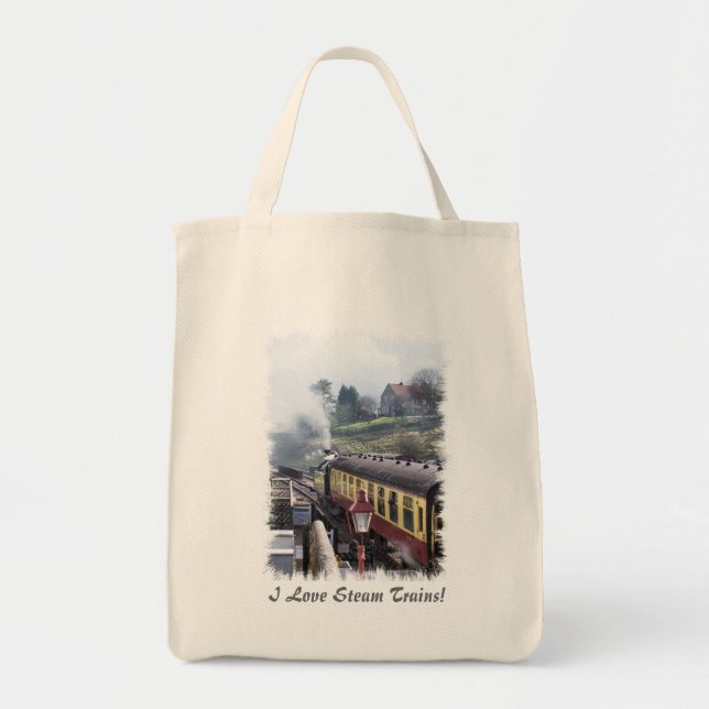 STEAM TRAINS TOTE BAG (Front)