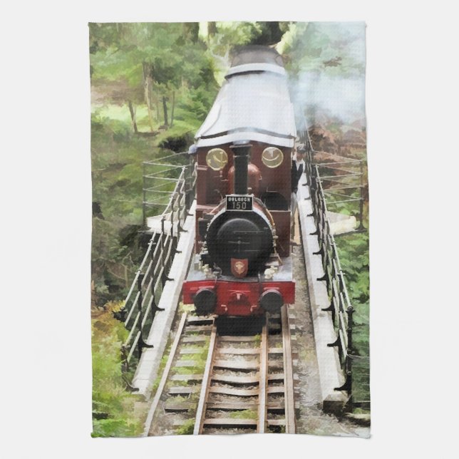 STEAM TRAINS TOWEL (Vertical)