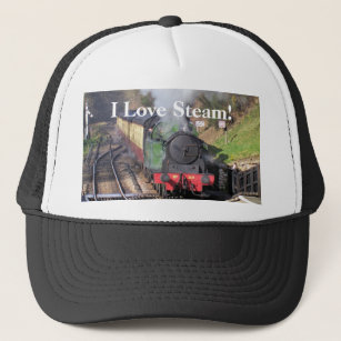 STEAM TRAINS TRUCKER HAT