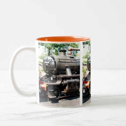 STEAM TRAINS Two_Tone COFFEE MUG