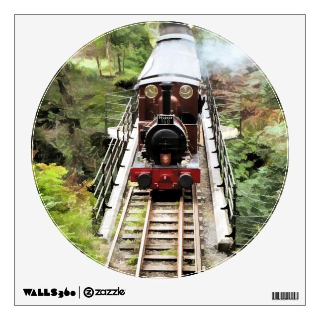 STEAM TRAINS WALL STICKER (Front)