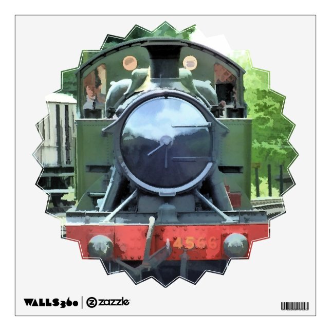 STEAM TRAINS WALL STICKER (Front)