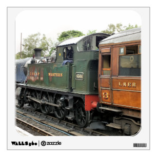 STEAM TRAINS WALL STICKER