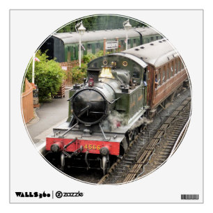 STEAM TRAINS WALL STICKER
