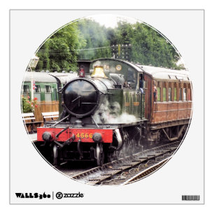 STEAM TRAINS WALL STICKER