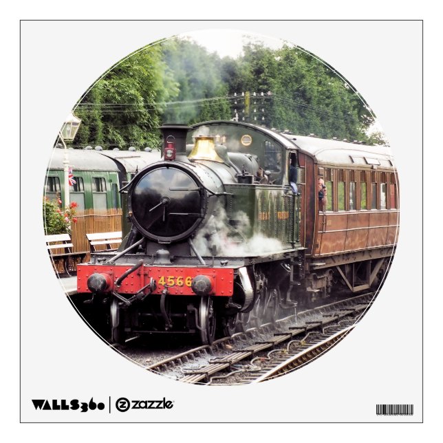STEAM TRAINS WALL STICKER (Front)