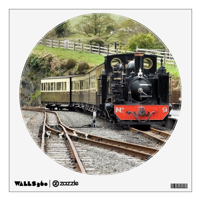 STEAM TRAINS WALL STICKER (Front)