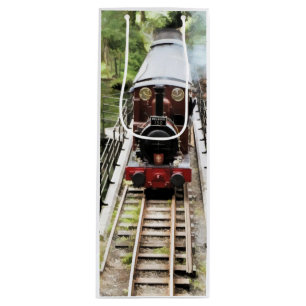 STEAM TRAINS WINE GIFT BAG