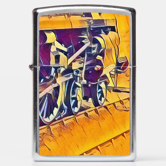STEAM TRAINS  ZIPPO LIGHTER (Front)