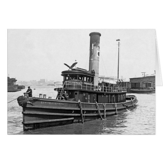 Steam Tug 1905 Cards (Front Horizontal)