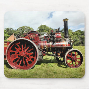 STEAM VINTAGE TRACTION ENGINE MOUSE PAD