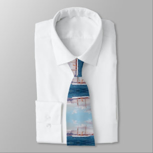Steam Yacht SY Vanduara 1906 Neck Tie