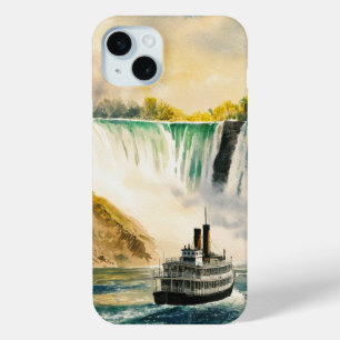 Steamboat at Niagara Falls iPhone 15 Plus Case