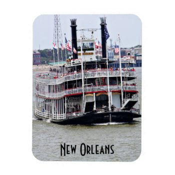 Steamboat On The Mississippi River Magnet by NotionsbyNique at Zazzle