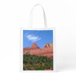 Steamboat Rock in Sedona Arizona Photography Grocery Bag